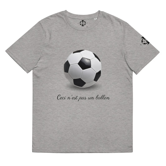 T-shirt - Ceci n'est pas un ballon de football - Gris