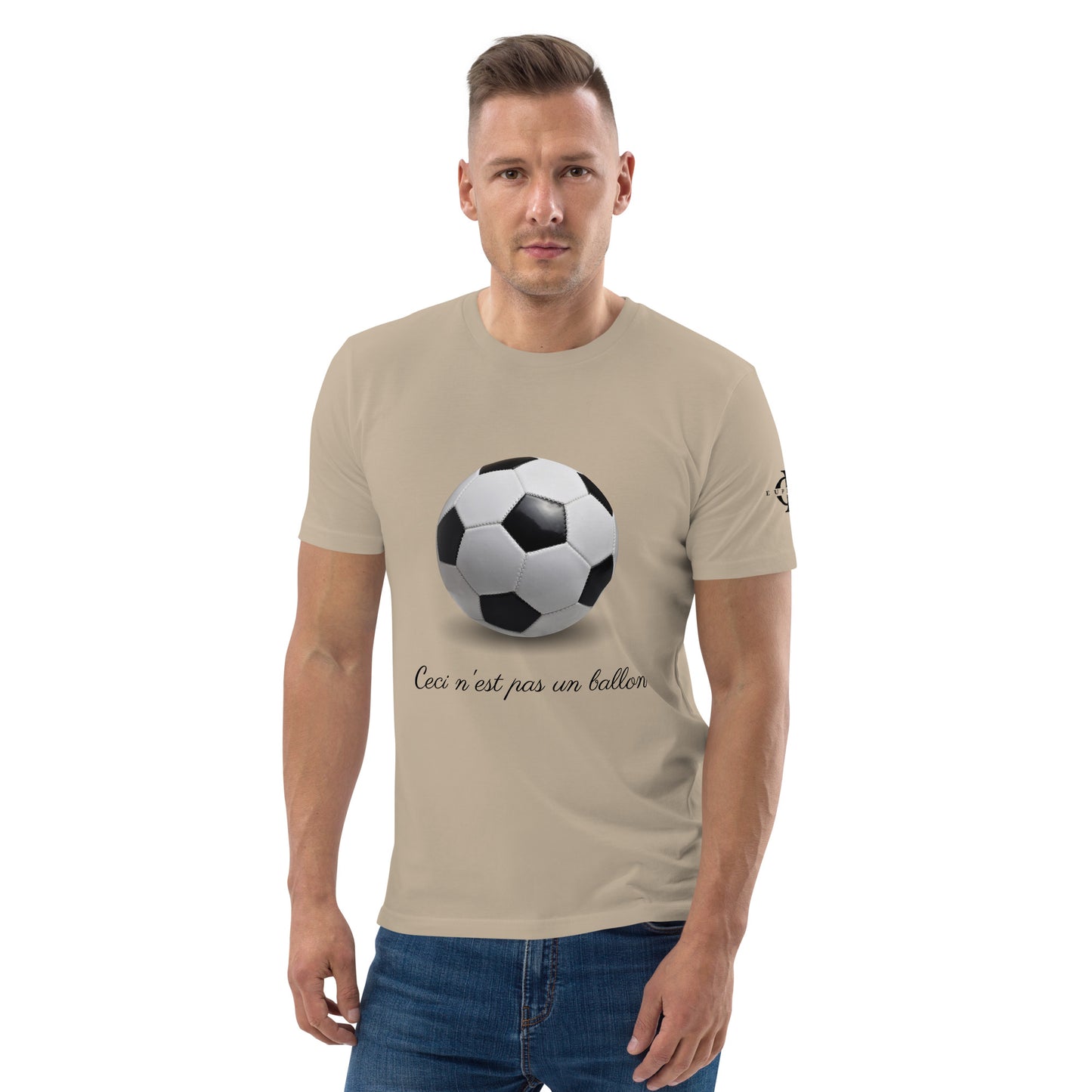 T-shirt  - Ceci n'est pas un ballon de football - Sable