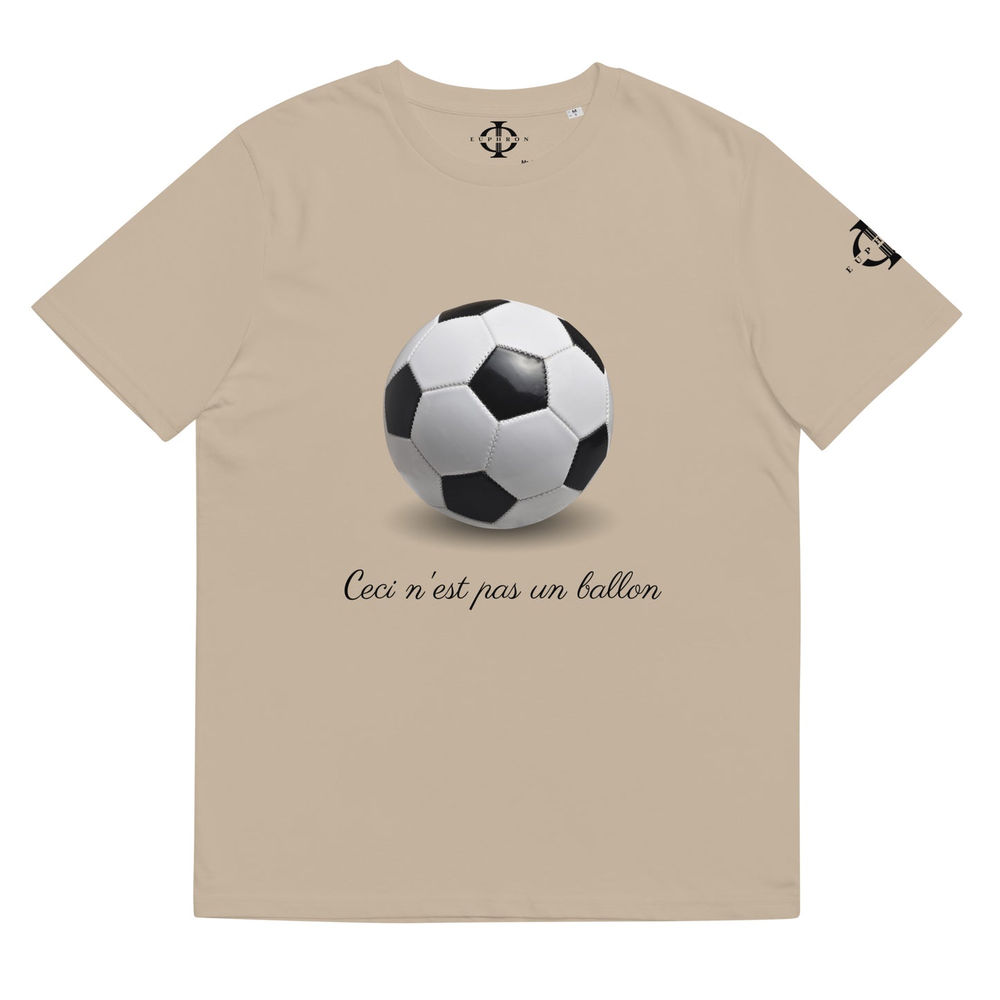 T-shirt  - Ceci n'est pas un ballon de football - Sable