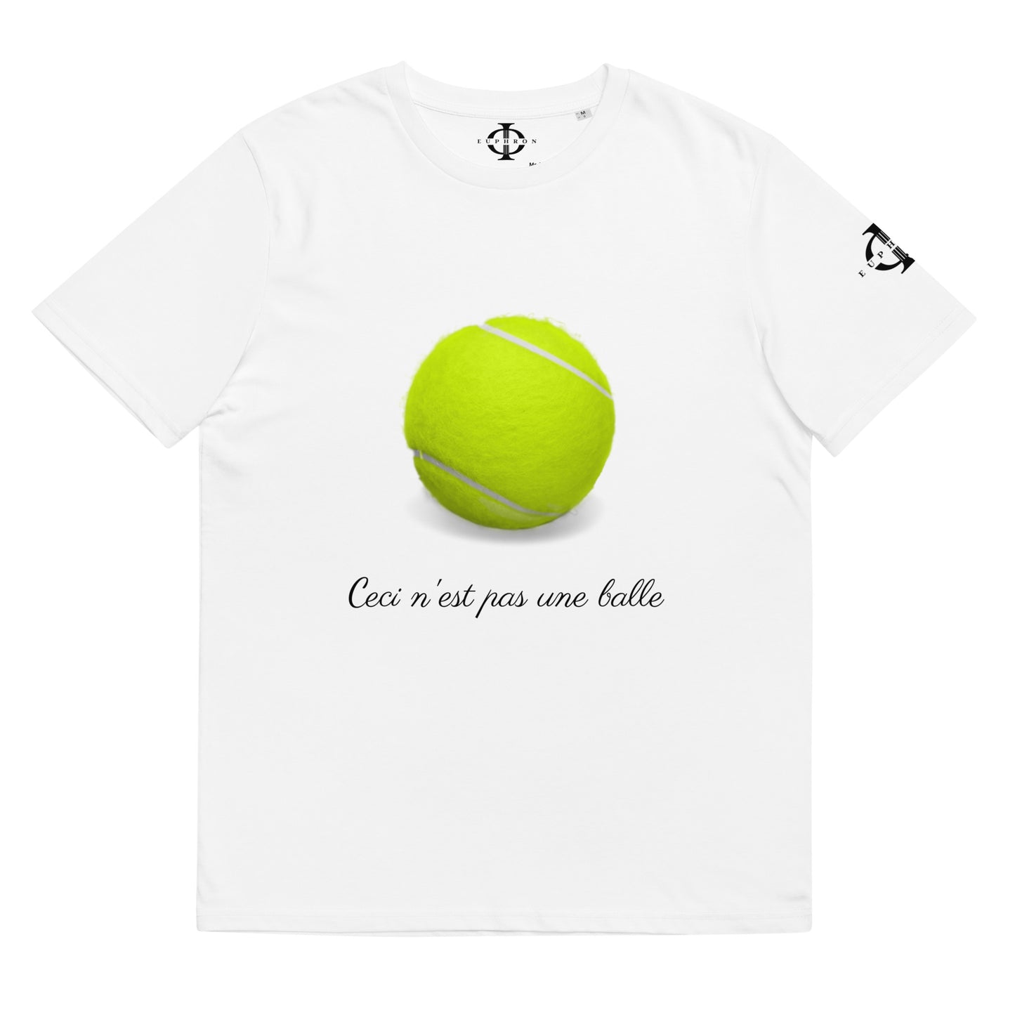 T-shirt - Ceci n'est pas une balle de tennis - Blanc