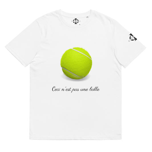 T-shirt - Ceci n'est pas une balle de tennis - Blanc