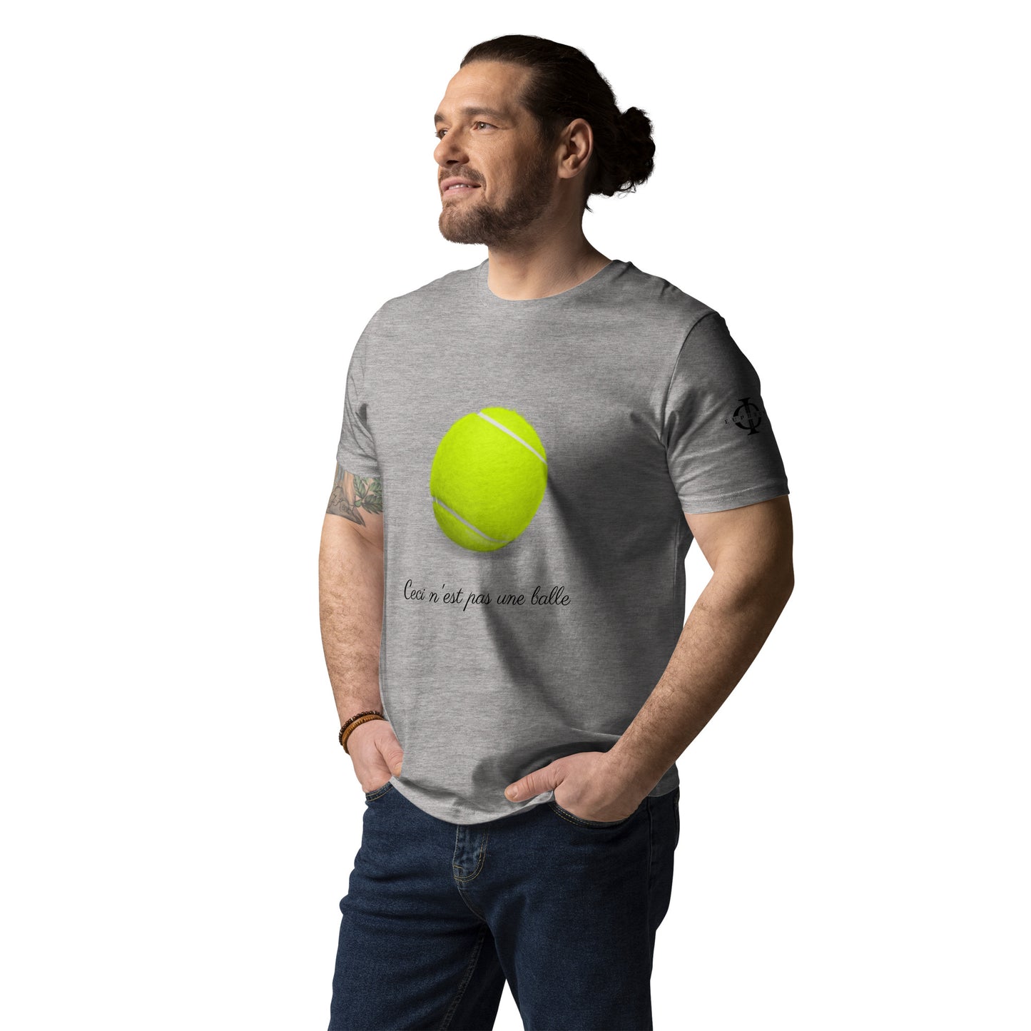 T-shirt - Ceci n'est pas une balle de tennis - Gris