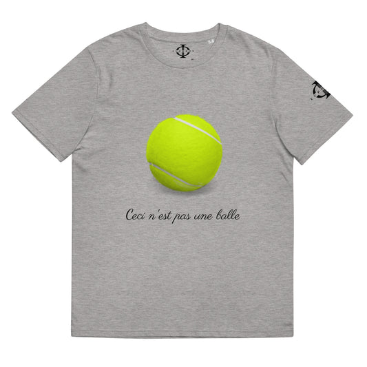 T-shirt - Ceci n'est pas une balle de tennis - Gris