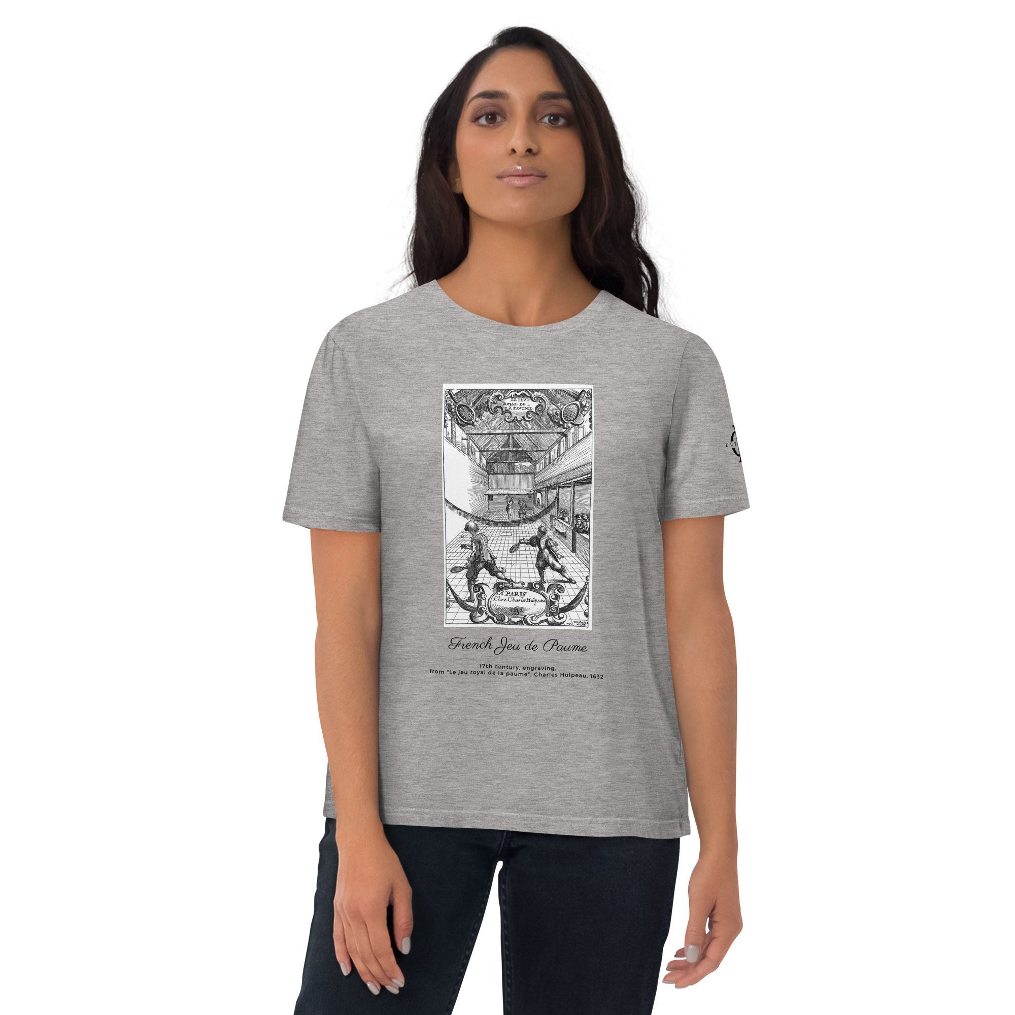 T-shirt - French jeu de paume - Gris Euphron Store