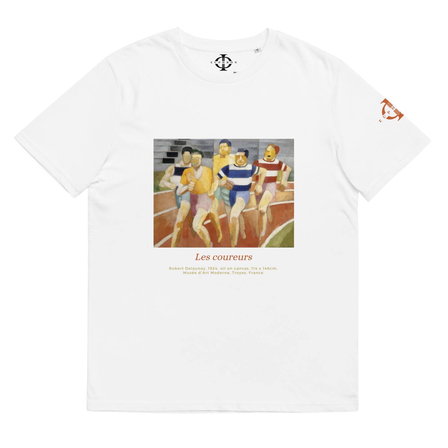 T-shirt - Les Coureurs, Robert Delaunay - Blanc