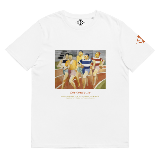 T-shirt - Les Coureurs, Robert Delaunay - Blanc