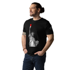 T-shirt - Liberty's Red Card - Noir Euphron Store
