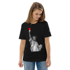 T-shirt - Liberty's Red Card - Noir Euphron Store