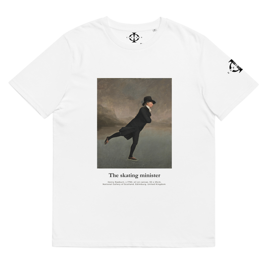 T-shirt - The skating minister, Henry Raeburn - Blanc