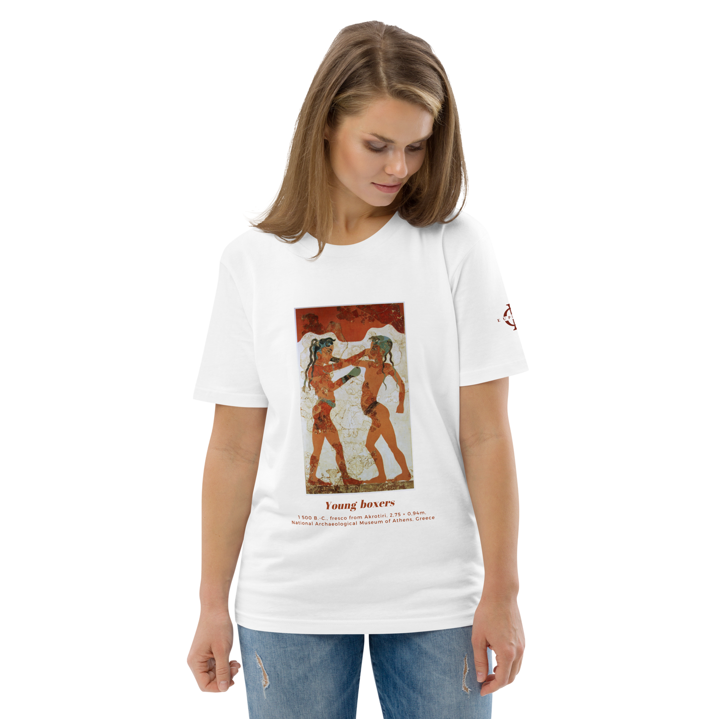 T-shirt - Young Boxers of Akrotiri - Blanc