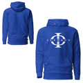 Hoodie Euphron « Euphron Classic », coloris bleu : signé du logo Euphron