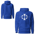 Hoodie Euphron « Euphron Classic », coloris bleu : signé du logo Euphron