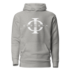 Hoodie Euphron « Euphron Classic », coloris gris : signé du logo Euphron – vue de face