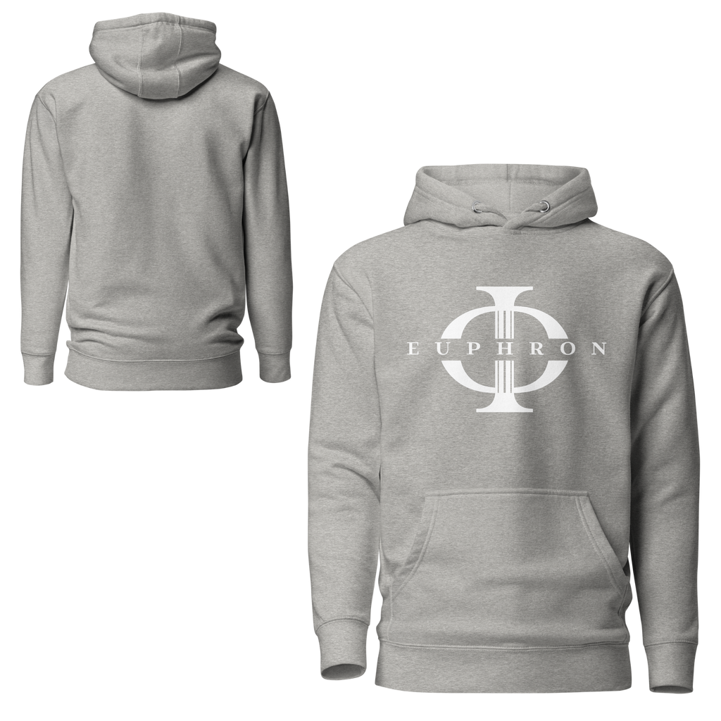 Hoodie Euphron « Euphron Classic », coloris gris : signé du logo Euphron
