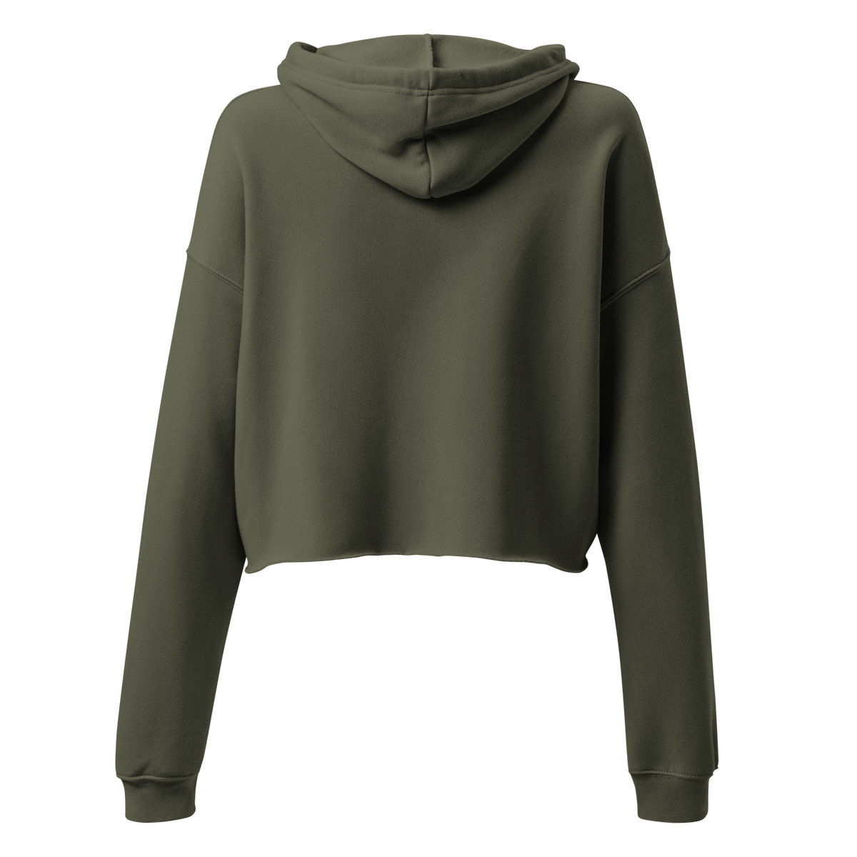Hoodie femme Euphron « Classic », coloris kaki : signé du logo Euphron – vue de dos