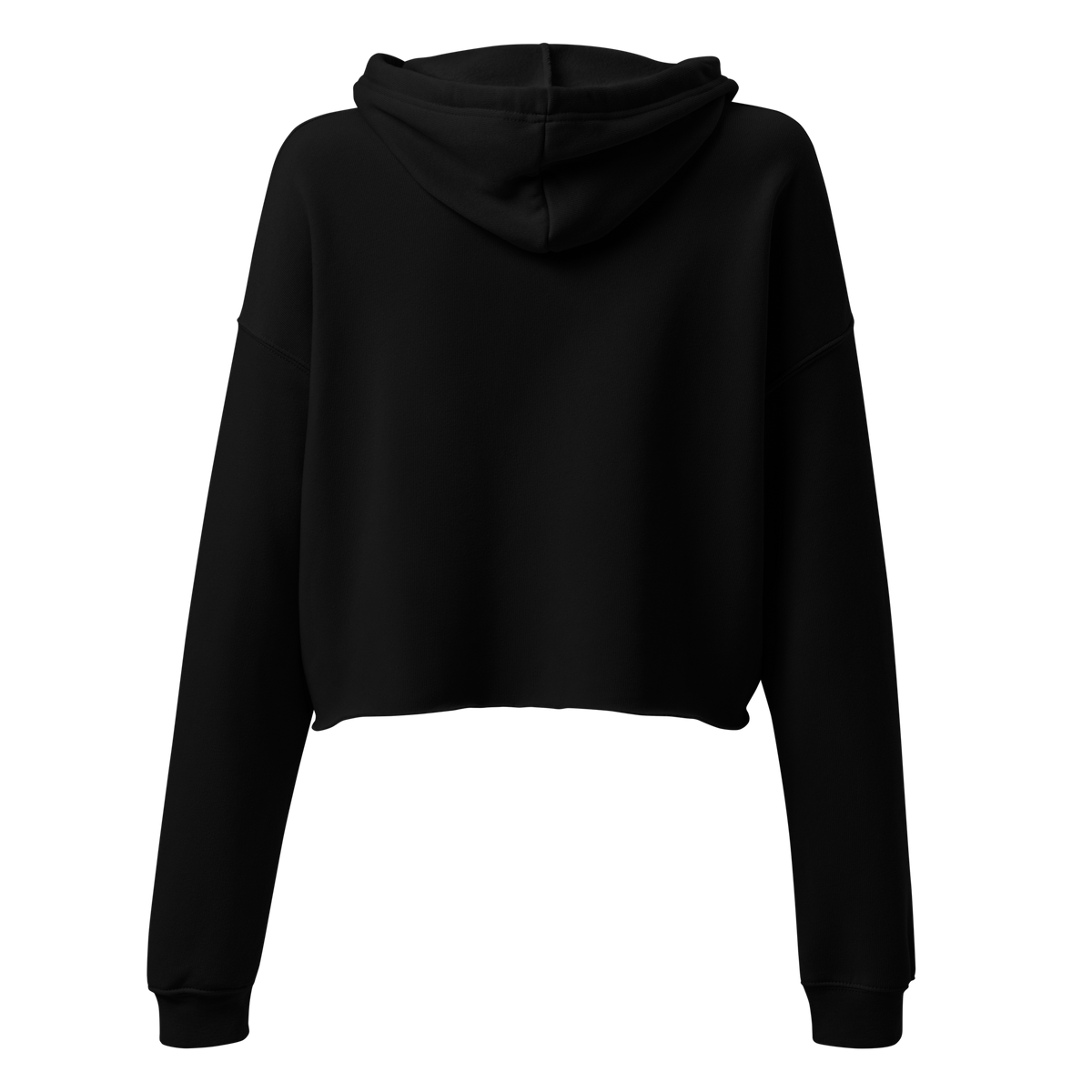 Hoodie femme Euphron « Classic », coloris noir : signé du logo Euphron – vue de dos