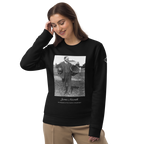 Sweatshirt Euphron « James Naismith, inventor of basketball », coloris noir : photographie de James Naismith, inventeur du basketball