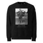 Sweatshirt Euphron « James Naismith, inventor of basketball », coloris noir : photographie de James Naismith, inventeur du basketball