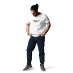 T-shirt Euphron « A star is Björn », coloris blanc : hommage à Björn Borg, légende du tennis – vue de face
