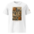 T-shirt Euphron « Basketball, Picasso style », coloris blanc : le basketball revisité façon cubisme, en hommage à Picasso