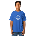 T-shirt enfant Euphron « Euphron Classic », coloris bleu : signé du logo Euphron – vue de face