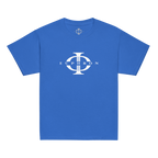 T-shirt enfant Euphron « Euphron Classic », coloris bleu : signé du logo Euphron – vue de face