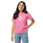 T-shirt enfant Euphron « Euphron Classic », coloris rose : signé du logo Euphron – vue de face