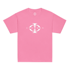 T-shirt enfant Euphron « Euphron Classic », coloris rose : signé du logo Euphron – vue de face
