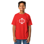 T-shirt enfant Euphron « Euphron Classic », coloris rouge : signé du logo Euphron – vue de face