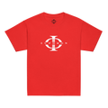 T-shirt enfant Euphron « Euphron Classic », coloris rouge : signé du logo Euphron – vue de face