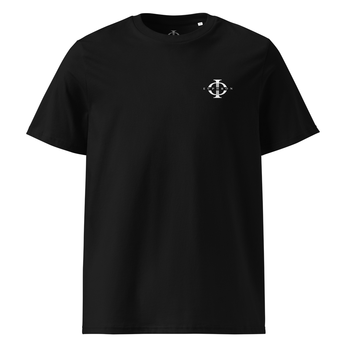 T-shirt Euphron « Euphron Classic Pro », coloris noir : signé du logo Euphron – vue de face