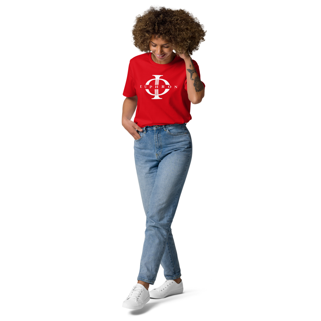 T-shirt Euphron « Euphron Classic », coloris rouge : signé du logo Euphron