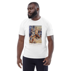 T-shirt Euphron « Football match at the Minettes, Jean Jacoby », coloris blanc : un match de football peint par Jean Jacoby