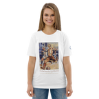 T-shirt Euphron « Football match at the Minettes, Jean Jacoby », coloris blanc : un match de football peint par Jean Jacoby