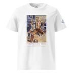 T-shirt Euphron « Football match at the Minettes, Jean Jacoby », coloris blanc : un match de football peint par Jean Jacoby