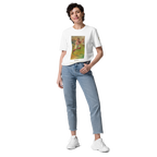 T-shirt Euphron « Rugby, Jean Jacoby », coloris blanc : un joueur de rugby peint par Jean Jacoby