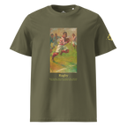 T-shirt Euphron « Rugby, Jean Jacoby », coloris kaki : un joueur de rugby peint par Jean Jacoby