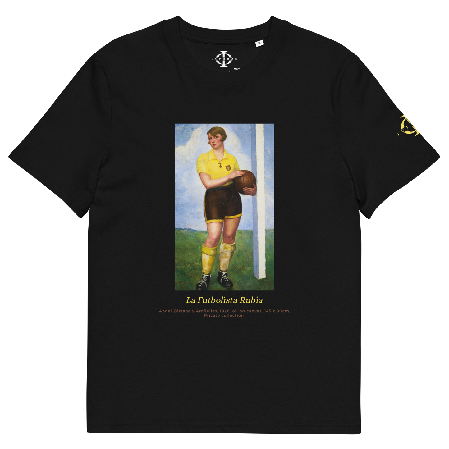 T-shirt - La Futbolista Rubia, Ángel Zárraga - Noir