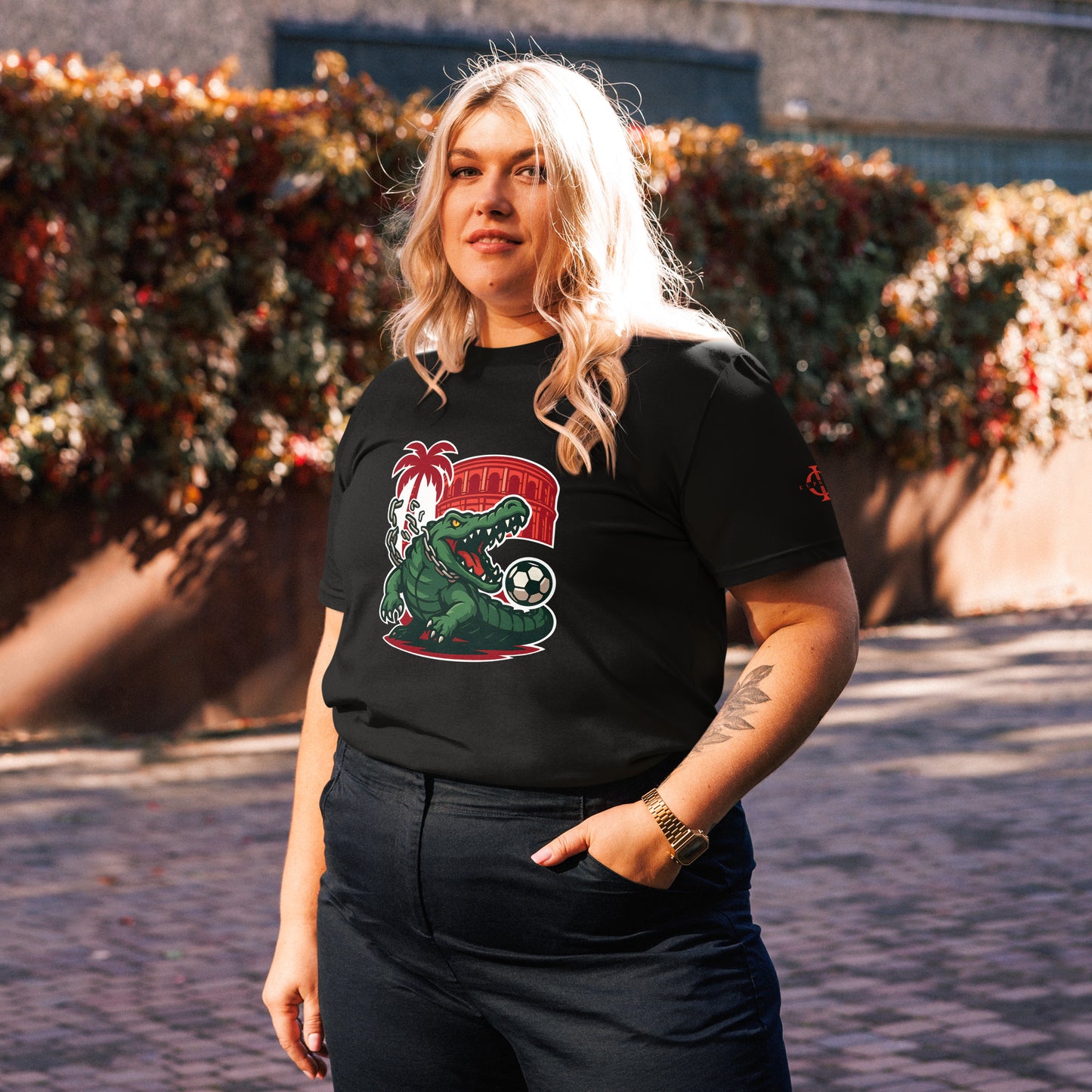 T-shirt - Crocodile Nîmois - Noir
