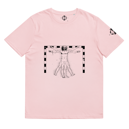 T-shirt - The Vitruvian Handball Goalkeeper - Rose