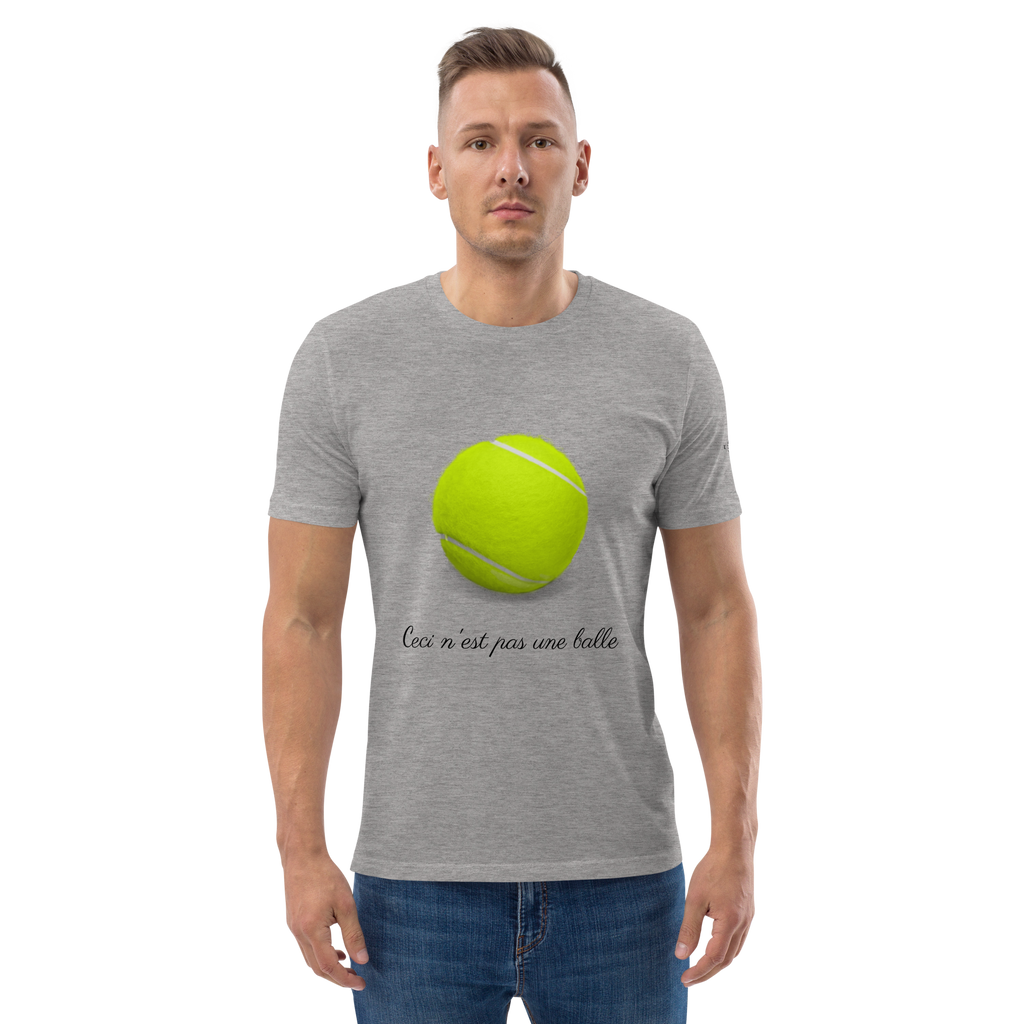 T-shirt - Ceci n'est pas une balle de tennis - Gris Euphron Store