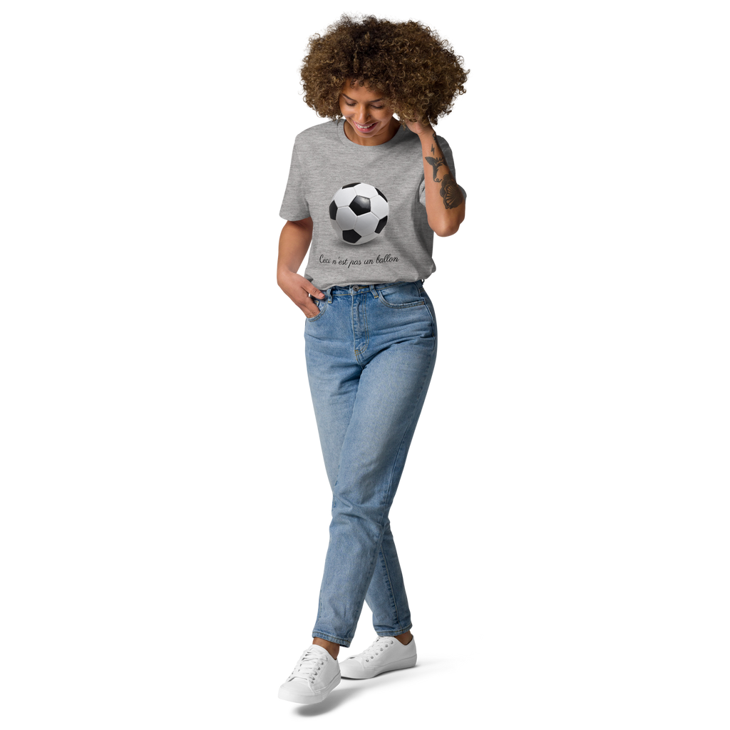 T-shirt - Ceci n'est pas un ballon de football - Gris Euphron Store