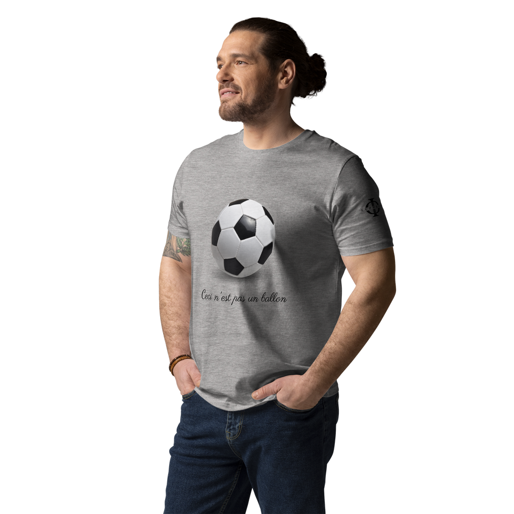 T-shirt - Ceci n'est pas un ballon de football - Gris Euphron Store