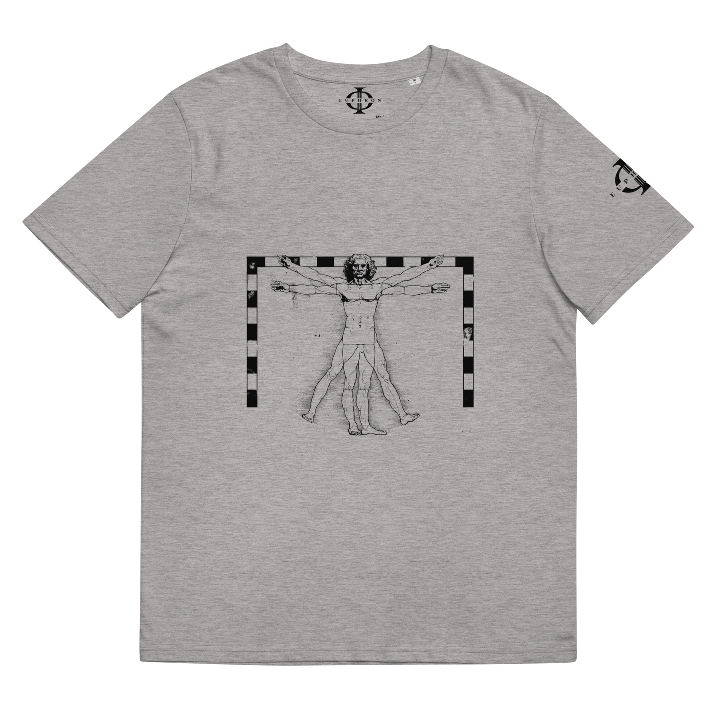 T-shirt - The Vitruvian Handball Goalkeeper - Gris