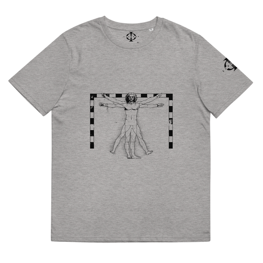 T-shirt - The Vitruvian Handball Goalkeeper - Gris