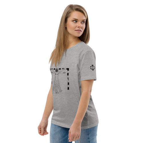 T-shirt - The Vitruvian Handball Goalkeeper - Gris Euphron Store