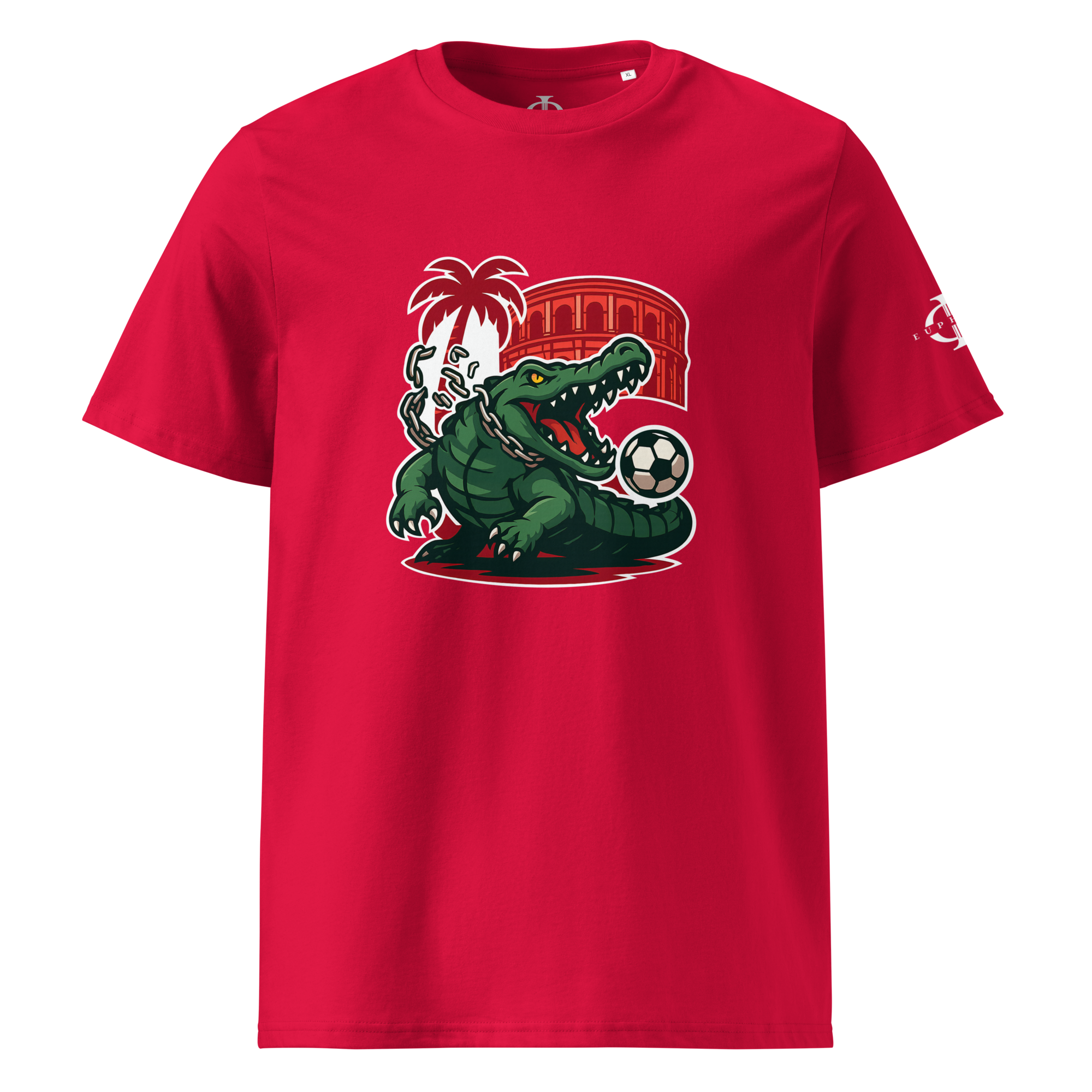 T-shirt - Crocodile Nîmois - Rouge Euphron Store