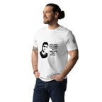 T-shirt - Cantona: "When the seagulls..." - Blanc Euphron Store