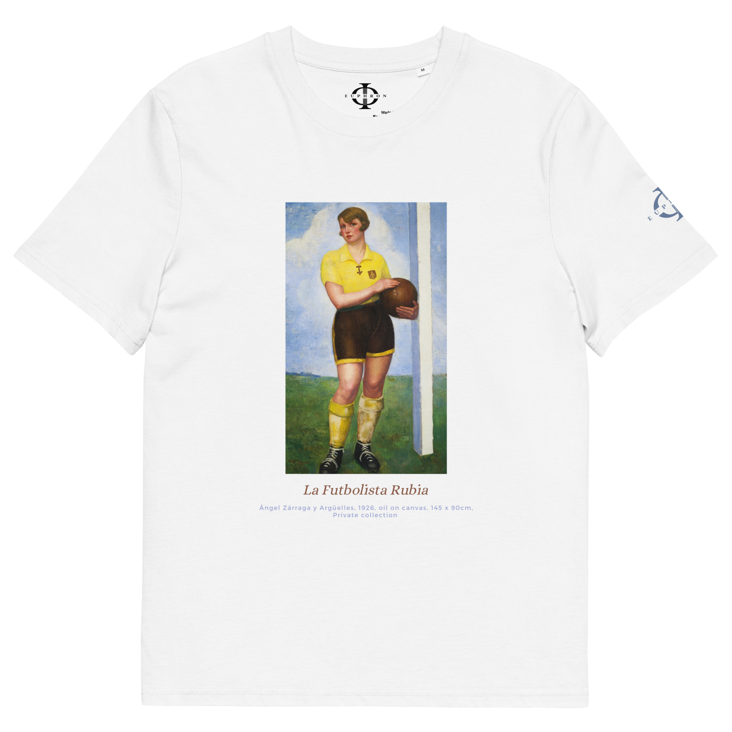 T-shirt - La Futbolista Rubia, Ángel Zárraga - Blanc