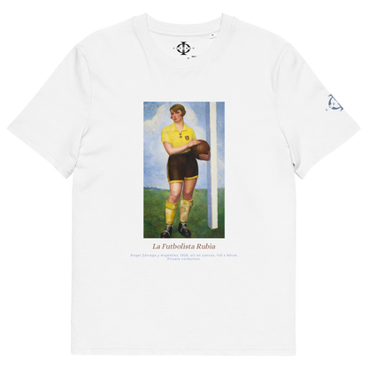 T-shirt - La Futbolista Rubia, Ángel Zárraga - Blanc